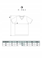 T-SHIRT MĘSKI MORAJ CZARNY BAWEŁNA CZESANA KRÓTKI RĘKAW KOSZULKA 2XL
