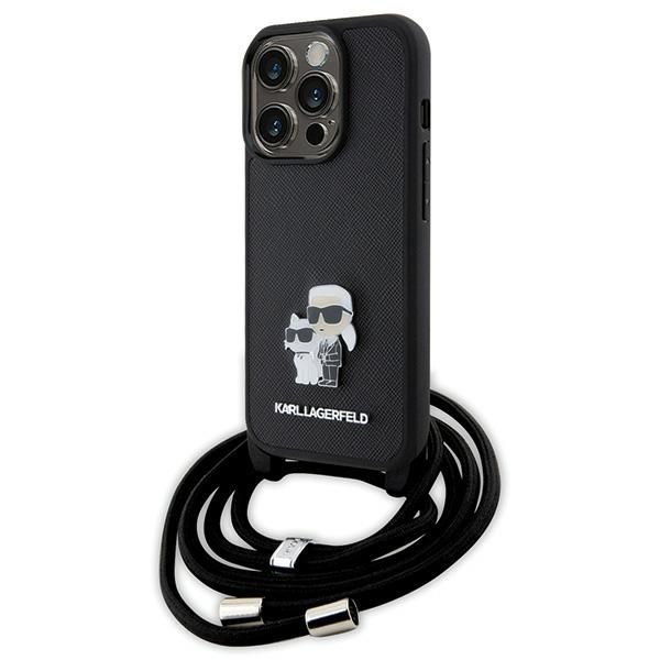 Etui Karl Lagerfeld do iPhone 15 Pro, Czarny zdjęcie 1