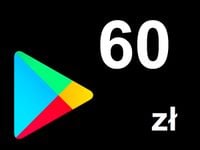 Kod podarunkowy Google Play 60 zł