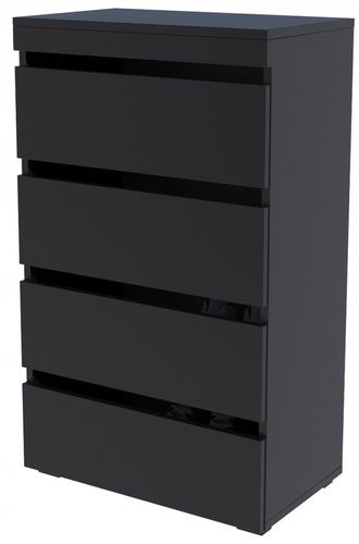 Szafka na buty FIGARO czarna 60cm regał obuwie garderoba schowek na na Arena.pl