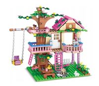 DOMEK NA DRZEWIE KLOCKI 504 EL FRIENDS DLA DZIEWCZYNEK DOM PRZYJAŹNI