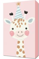 Obraz 30x50cm Wzory dla Dzieci, Dziewczynki i Chłopca - Żyrafka