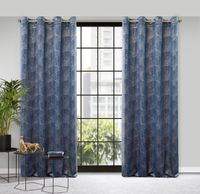 Zasłona gotowa na przelotkach GOJA 140x250 Pierre Cardin granatowy