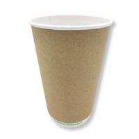 kubek papierowy na kawę plastic free 400ml 25szt eko