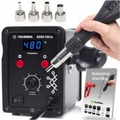 STACJA LUTOWNICZA hot air Spawarka do plastiku Techrebal 858D Ultra