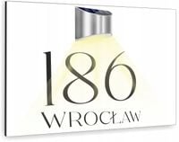 duża biała TABLICZKA podświetlana ADRESOWA numer posesji dibond 40x30