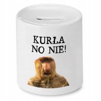 Skarbonka Nosacza Janusza Kurła No Nie! Z Nadrukiem Ze Zdjęciem