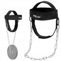 PAS DO ĆWICZEŃ MIĘŚNI KARKU SZYI KORONA UPRZĄŻ TRENINGOWA ŁAŃCUCH NA