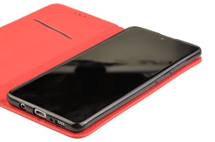 Etui Smart do Samsung Galaxy A71 czerwony zdjęcie 4