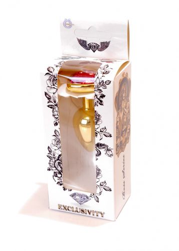 plug jewellery gold  heart plug  pink na Arena.pl