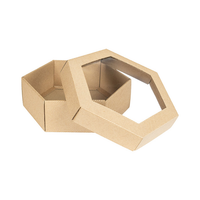 pudełko z okienkiem 33 x 11cm  hex-3