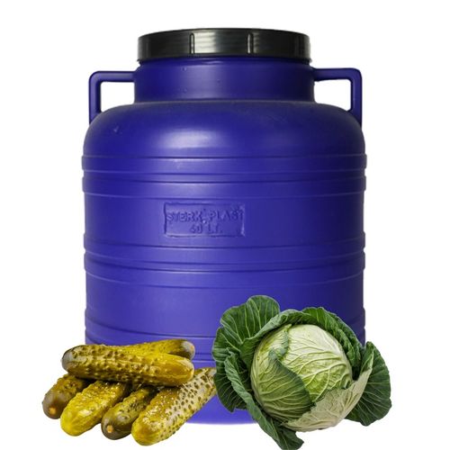 BECZKA POJEMNIK STERK 40L DO KISZENIA OGÓRKÓW KAPUSTY+ATEST na Arena.pl