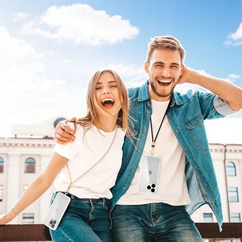 Smycz do telefonu tworzywo sztuczne beżowy na Arena.pl