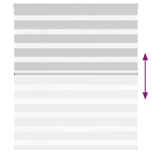 Roleta zebra, jasnoszara, szerokość tkaniny 120,9cm, poliester na Arena.pl