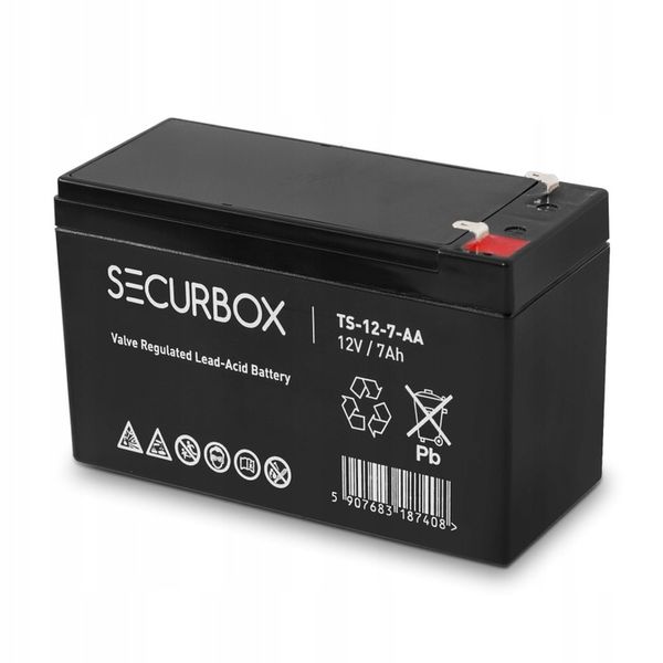 Akumulator Zasilanie 12V 7Ah 7000 mAh do Fotopułapki Kabel 3m 2.5 x 5.5mm zdjęcie 2