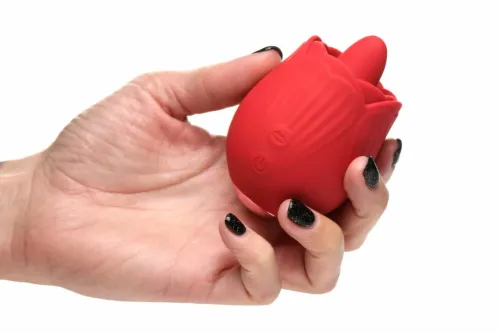 bloomgasm french rose licking & vibrating system czerwony 10 trybow na Arena.pl