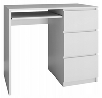 Biurko Do Pokoju Młodzieżowego Salonu Biura Białe 98 cm Lewe Prawe LIVE TS