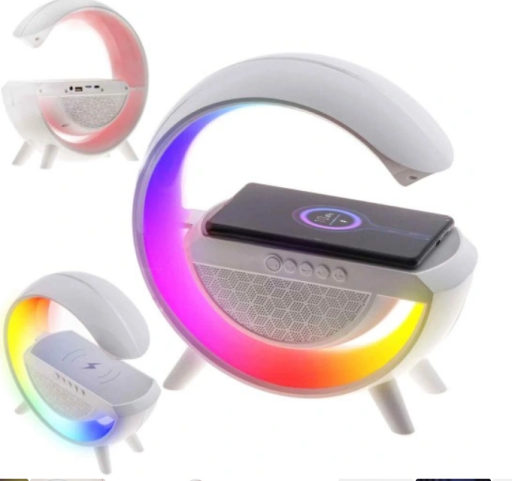 Głośnik ładowarka RGB lampka LED zdjęcie 2