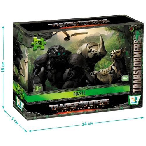 puzzle ze zwierzętami transformers 250 elem. 200456 na Arena.pl