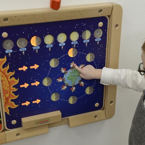 MASTERKIDZ Tablica Edukacyjna Fazy Księżyca na Arena.pl