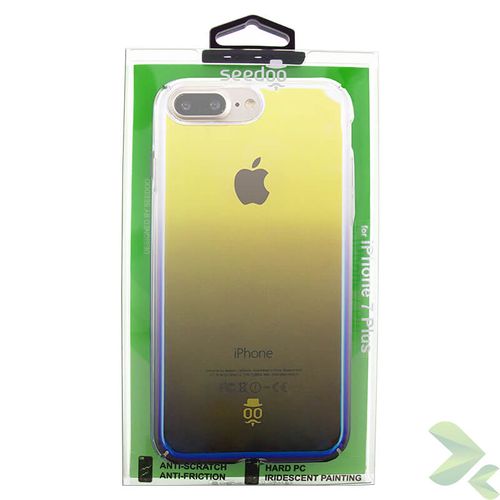 Seedoo Dazzle - Etui iPhone 8 Plus 7 Plus (czarnyżółtyfioletowy) na Arena.pl