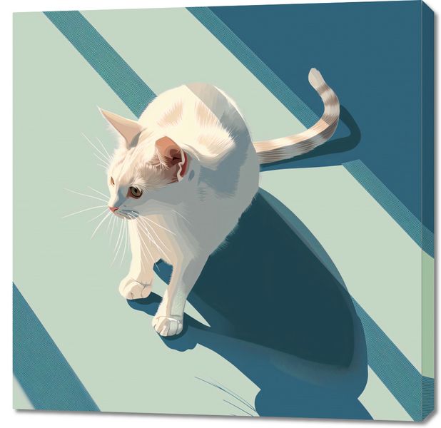 Obraz 90x90cm Kocia Persona zdjęcie 1