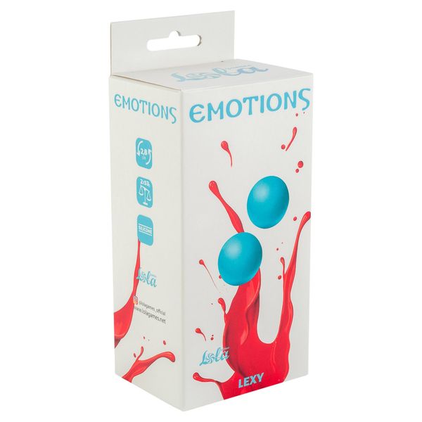 Vaginal Balls Without A Loop Emotions Lexy Medium Turquoise zdjęcie 1