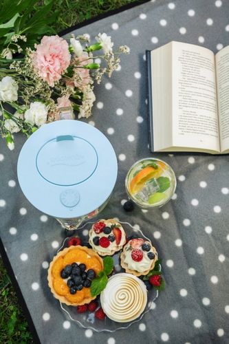 Dzbanek Filtrujący Szklany Aqualogis Sonata Niebieski + 12 wkładów na Arena.pl