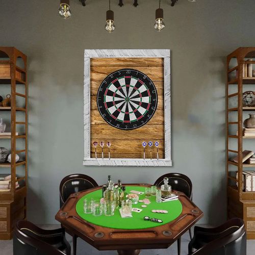 Tablica Drewniana John Paddle do Darta Retro Vintage White na Arena.pl