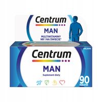Multiwitamina Centrum MAN dla mężczyzn na 90 dni minerały 90 tabletek