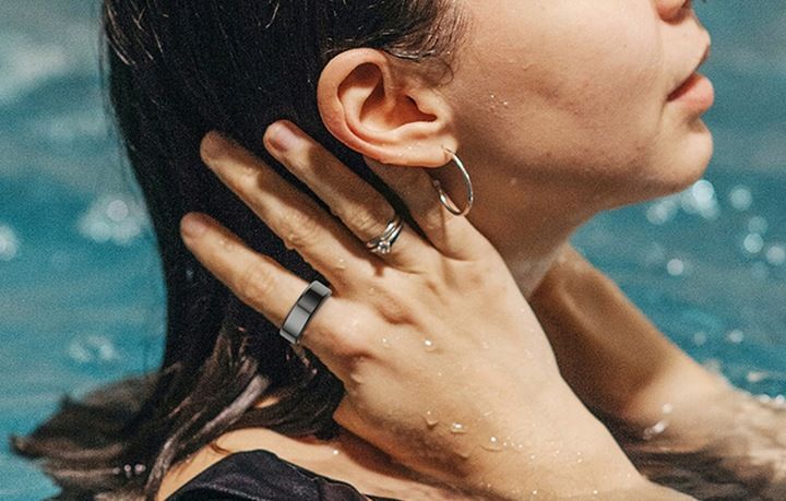 Smartring Colmi R02 19.8mm Smart Ring Roz. 10 Ip68 Monitor Snu Złoty zdjęcie 2
