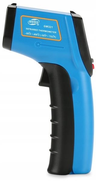 PIROMETR TERMOMETR LASEROWY BEZDOTYKOWY NA POCZERWIEŃ EMISYJNOŚĆ -50+400°C zdjęcie 10