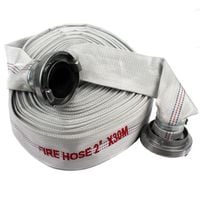 WĄŻ STRAŻACKI PARCIANY DO WODY SZAMBA 2 CALE 30M Z SZYBKOZŁĄCZAMI DO