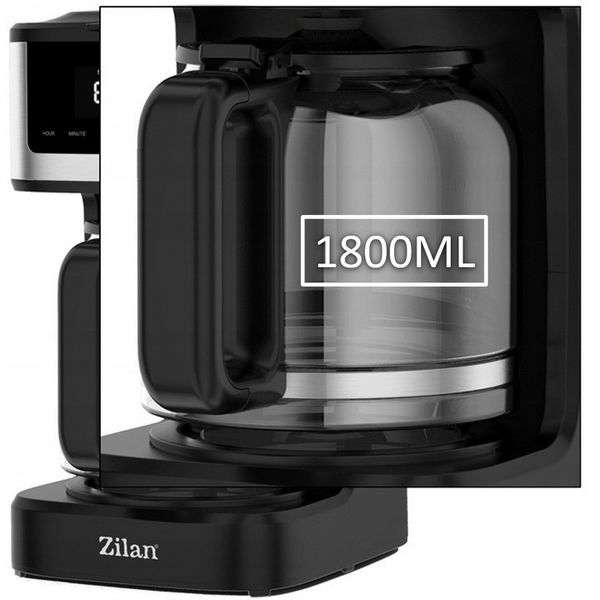 EKSPRES DO KAWY PRZLEWOWY 900W 1800ML PANEL DOTYKOWY zdjęcie 5