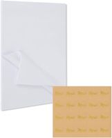 Papier Bibułowy z Naklejkami Podziękowania Biały 40 x 60 cm 40 szt