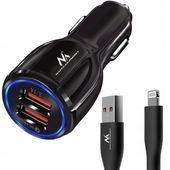 ŁADOWARKA SAMOCHODOWA QUICK CHARGE KABEL LIGHTNING