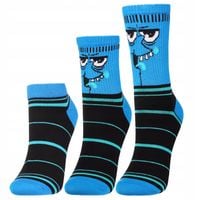 Skarpetki UNISEX Różne Długości Kolorowe Śmieszne ZESTAW 3-PAK 42-45 MORAJ