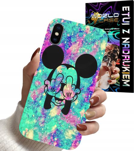 ETUI CASE DO IPHONE XS MAX - MYSZKA MINNIE DAMSKIE WZORY PLECKI na Arena.pl