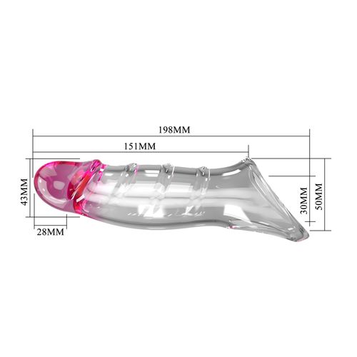 Pretty Love Penis Sleeve – Damell Clear Pink na Arena.pl