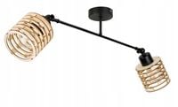 LAMPA sufitowa żyrandol regulowany LOFT E27 Drewno