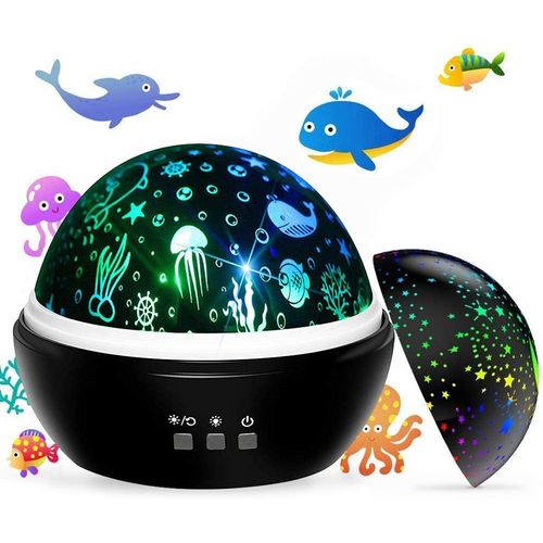 Projektor gwiazd lampka nocna rzutnik 2x Wzory na Arena.pl