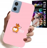 ETUI DO MOTOROLA E15 / G05 - ŚMIESZNE WZORY I LOVE YOU PIESEK OBUDOWA