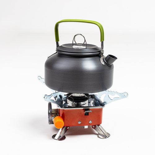 Zestaw Garnków Naczyń Turystycznych Pod Namiot Zg5-02 Zielony na Arena.pl