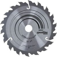 piła tarczowa h speedline 160*2,4*20z*18 - b 2608640787