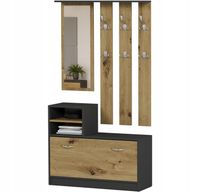 Garderoba wieszak szafka na buty antracyt mix artisan V-1 Producent