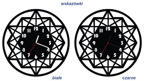 ZEGAR ŚCIENNY GEOMETRIA 38cm M 116.10 na Arena.pl