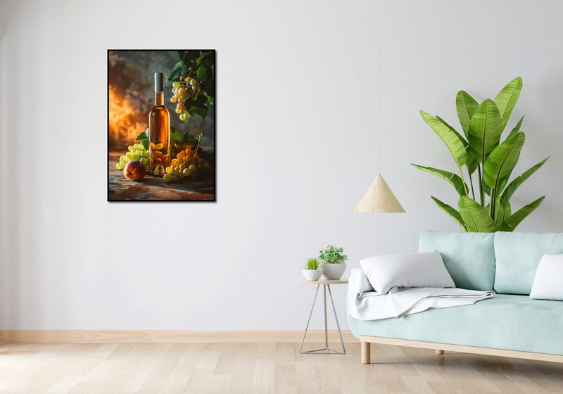 Plakat 64x90cm Bursztynowe Wino zdjęcie 4