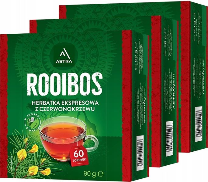 Herbata czerwona Astra Rooibos 180szt x 1.5g zdjęcie 1