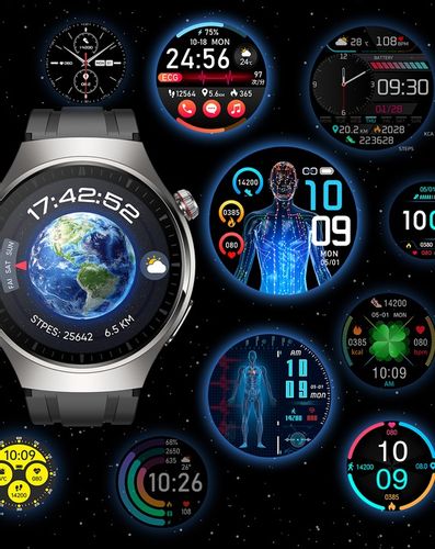 SMARTWATCH ZEGAREK MĘSKI Z EKG POMIAR CUKRU PULS CIŚNIENIE ROZMOWY MENU PL na Arena.pl