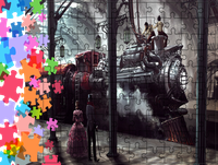 Puzzle tradycyjne Pociągi - Train